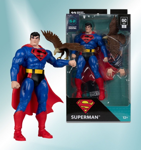 DC Digital Actionfigure "Superman" (Our worlds at war) von McFarlane